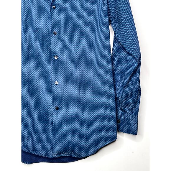 ALFANI Mens long sleeve button up shirt MENS SIZE SMALL - Picture 4 of 7